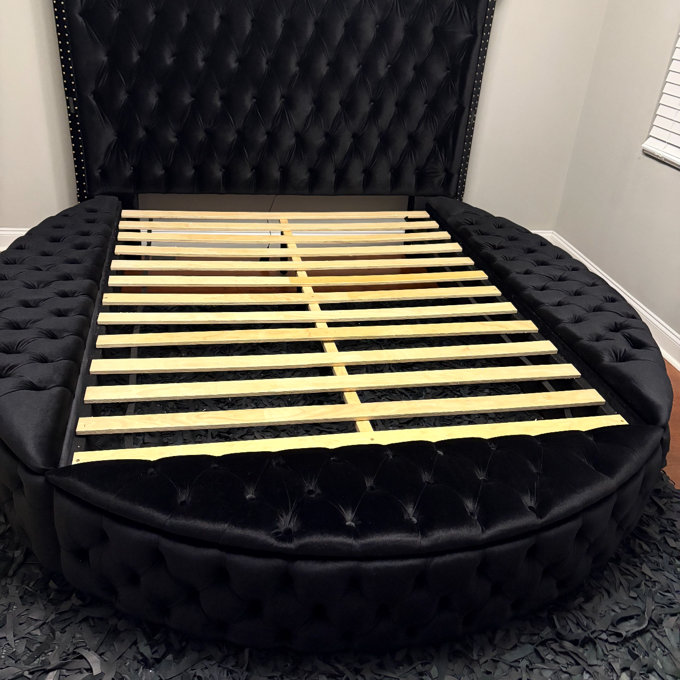 Willa Arlo™ Interiors Locklear Tufted Upholstered Storage Platform